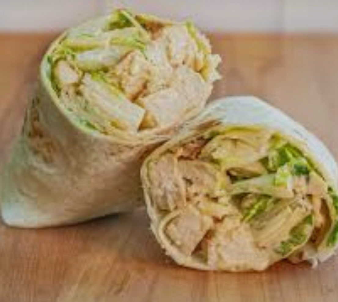 Grilled Chicken Caesar Wrap.
