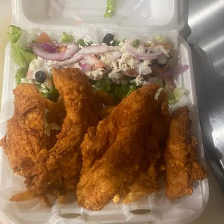 Chicken fingers Dinner